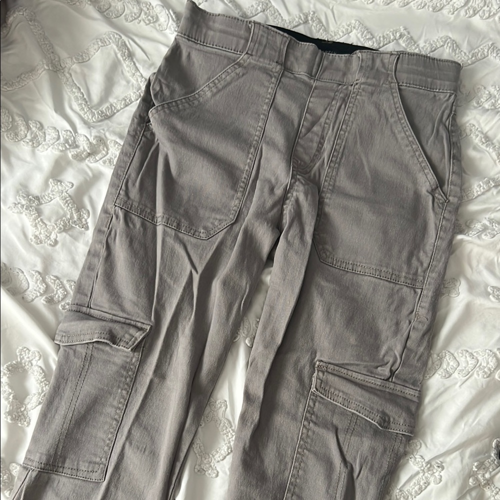 Women's Gray Cargo Pants
